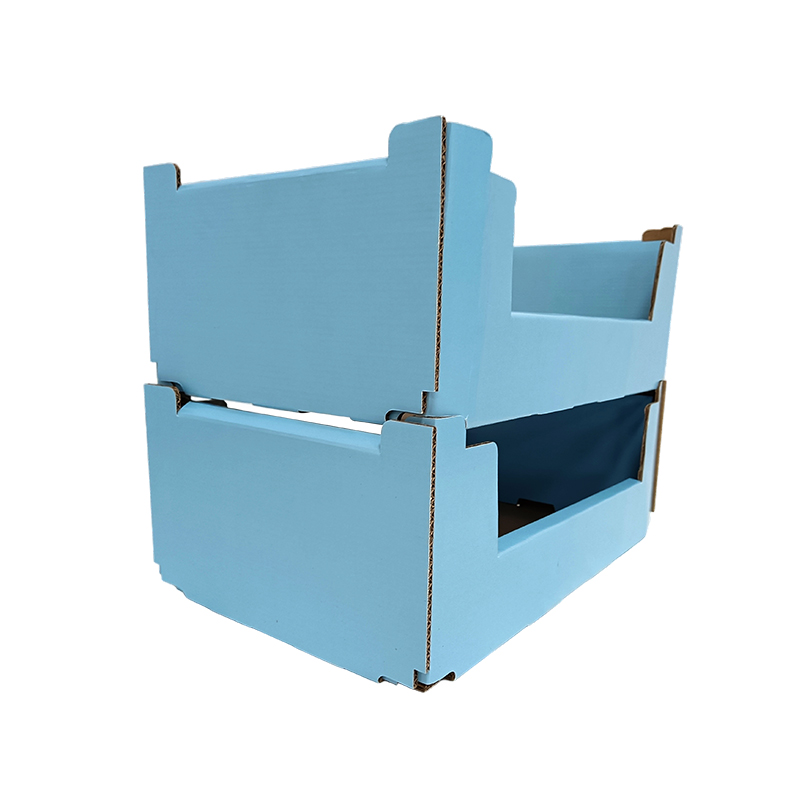 Stapelbare Nicht-Slip-PDQ-Mehrzweck-Display-Papierschalenbox