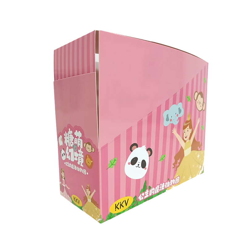 400G White Card Printing und Neubrückenfilm, Lollipop PDQ-Papierschachtel